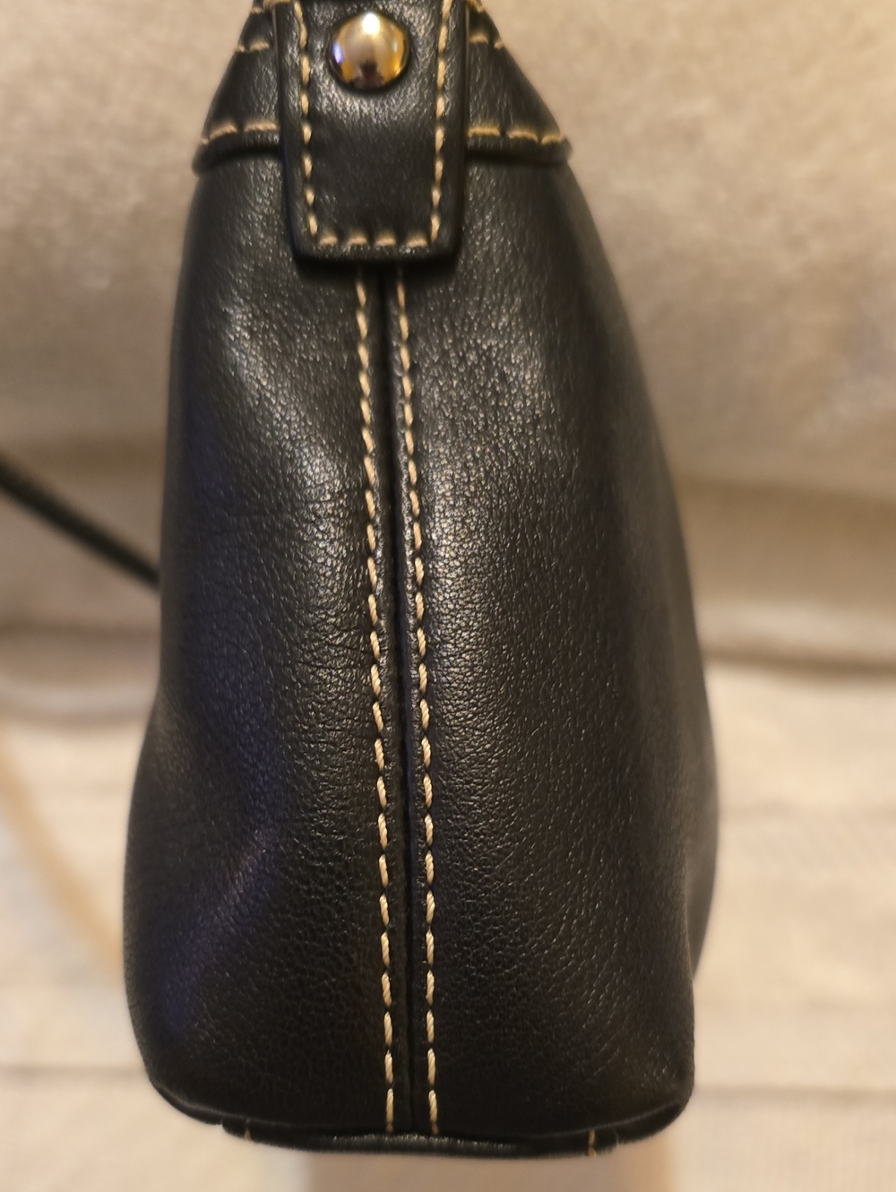 Coach Vintage Black Leather Legacy Turnlock Wristlet Y2K - Picture 7 of 16